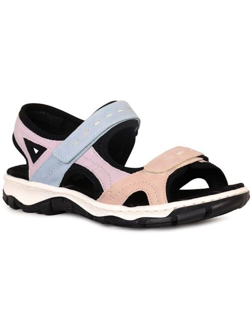 Rieker Black Lyric Sandals