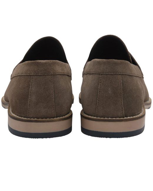 Frank Wright Brown Turnbull Loafers for men