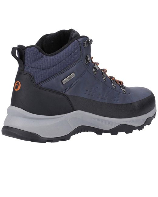 Cotswold Blue Suede Ryeford Lace-Up Hiking Boots for men