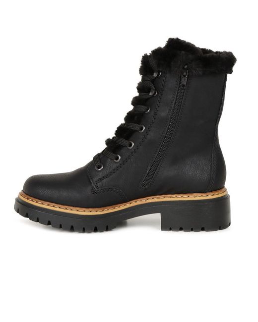 Rieker Black Arkansas Ankle Boots