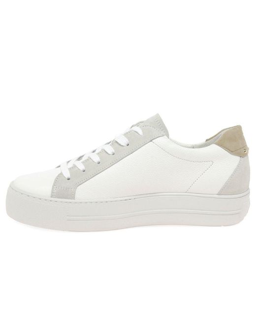 Paul Green White Lulu Trainers