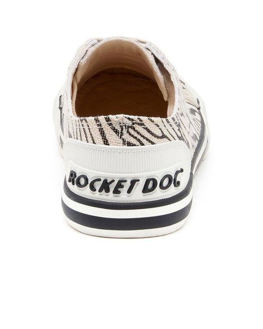 Rocket Dog White Jazzin Wales Trainers