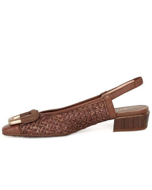 Hispanitas Brown Azucena Open Court Shoes