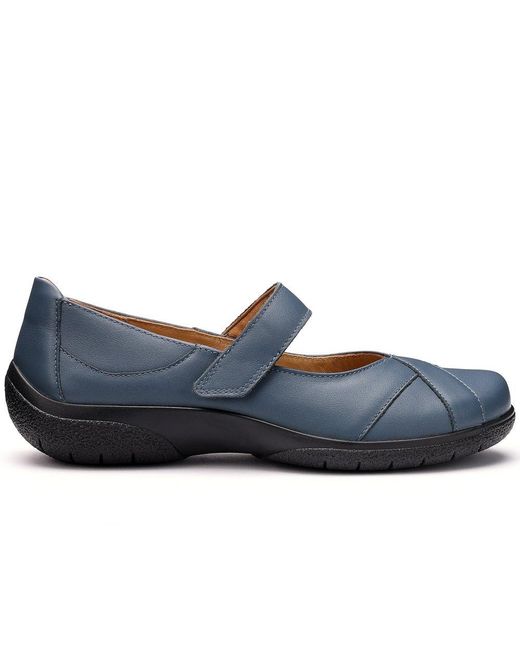 Hotter Blue Hope Mary Jane Shoes
