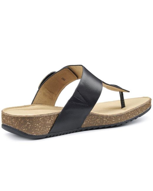 Hotter Blue Resort Toe Post Sandals
