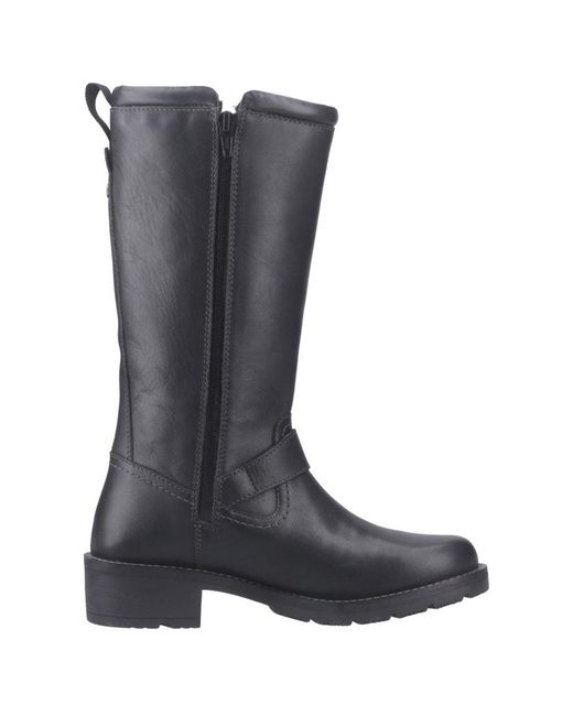 Hunter Blue Skye Tall Boot Leather Boots