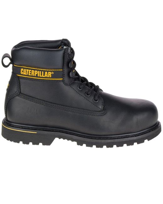 Caterpillar Black Holton Safety Boots for men