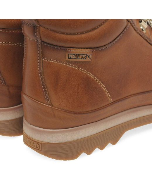 Pikolinos Brown Vigo Ankle Boots