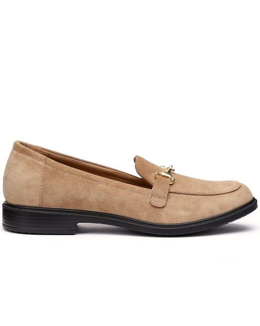 Hotter Brown Clovelly Wide Fit Loafers