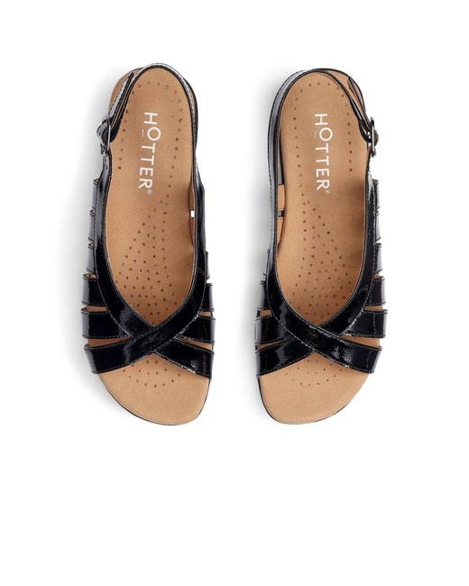 Hotter Blue Sundown Extra Wide Sandals