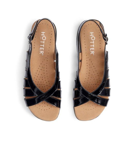 Hotter Blue Sundown Extra Wide Sandals