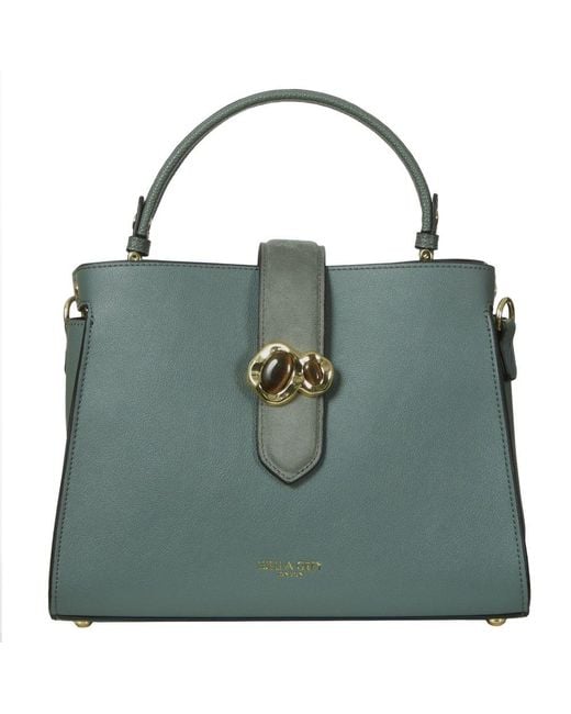 Luella Grey Green Carrie Grab Bag
