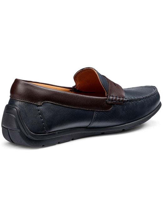 Hotter Blue Ewan Loafers for men