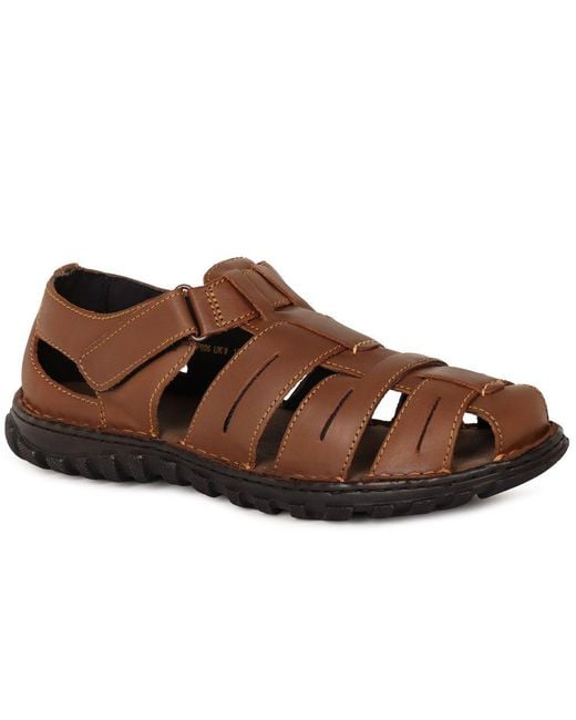 Lotus Brown Bruno Sandals for men