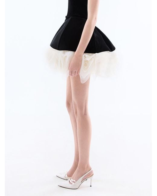 Charles & Keith White Jessy Recycled Polyester Bow Slingback Pumps