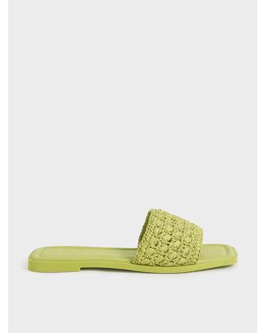 Dillards Ladies Shoes ~ Green Sandals