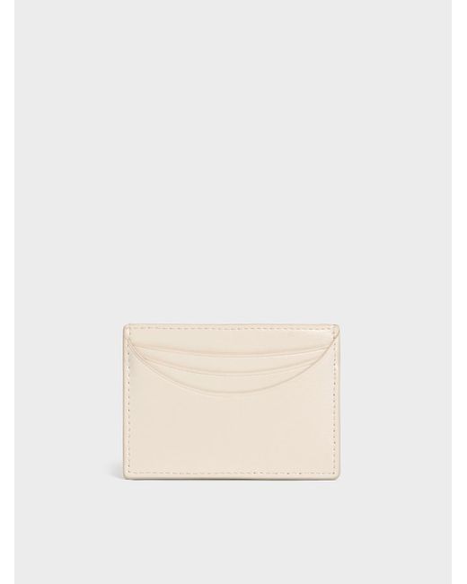 Charles & Keith Natural Sigrid Card Holder