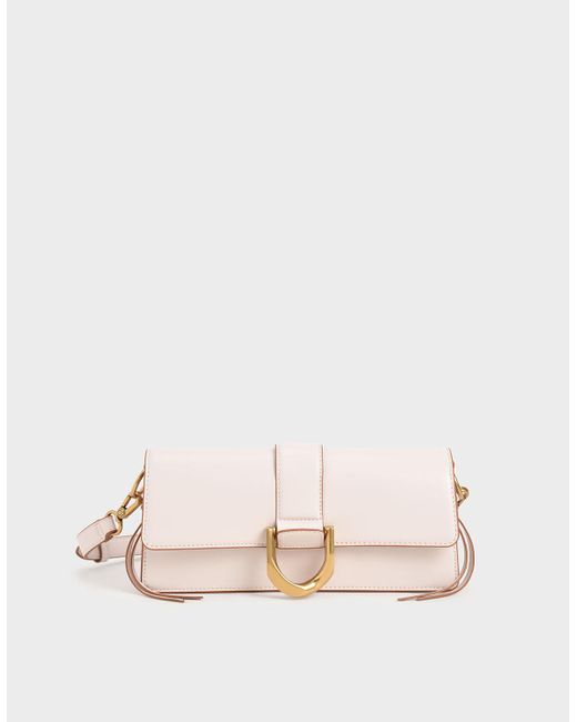 Charles & Keith Gabine Shoulder Bag in Pink Lyst