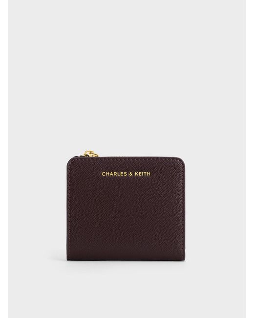 Charles Keith Keely Top Zip Small Wallet in Purple Lyst UK