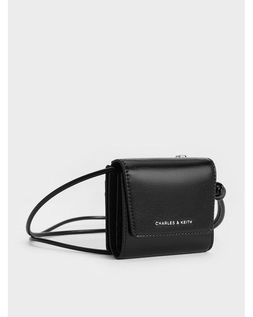 Charles & Keith Black Irie Small Wallet