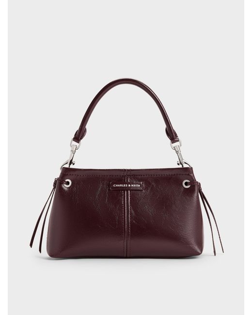 Charles & Keith Purple Noane Henkeltasche