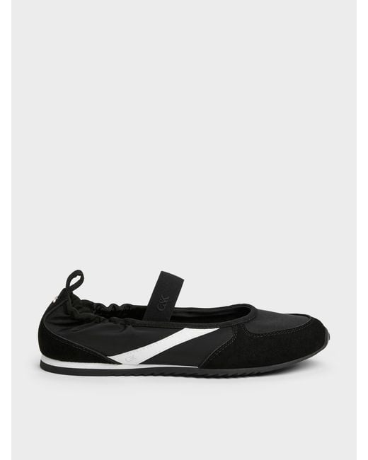 Charles & Keith Black Jace Mary Jane Sneakers