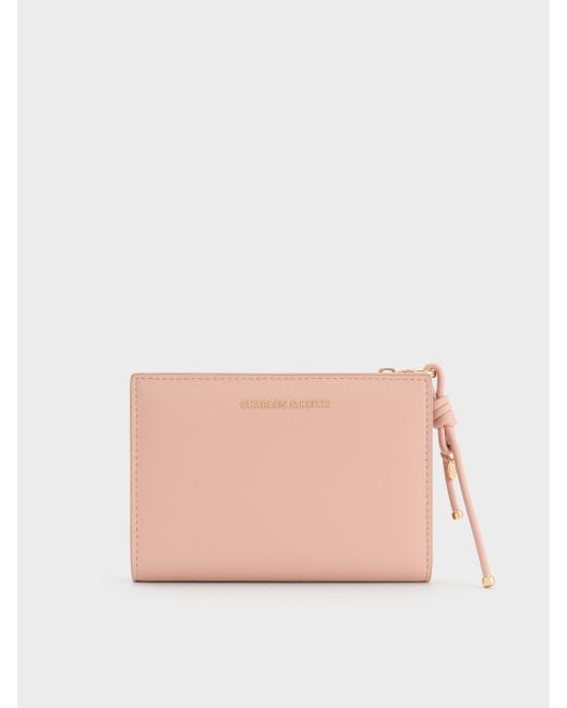Charles & Keith Pink Everleigh Wallet