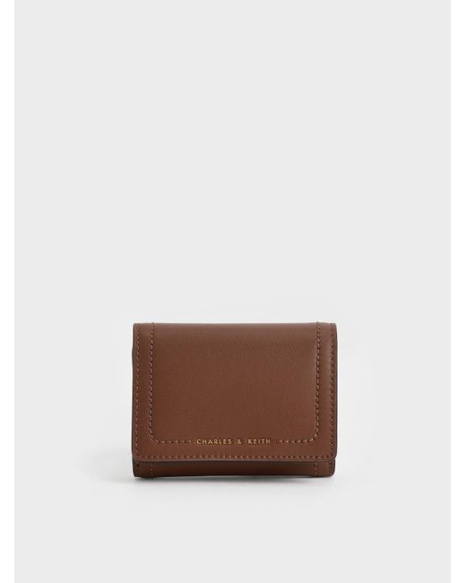 Charles & Keith - Women's Classic Zip Mini Wallet, Black, Xxs