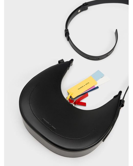 ★CHARLES&KEITH★Cockade Crescent Hobo Bag/送料込 Charles & Keith Cockade Crescent Hobo Bag - ShopStyle