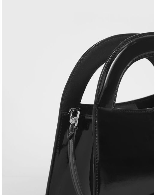 charles and keith black handbag