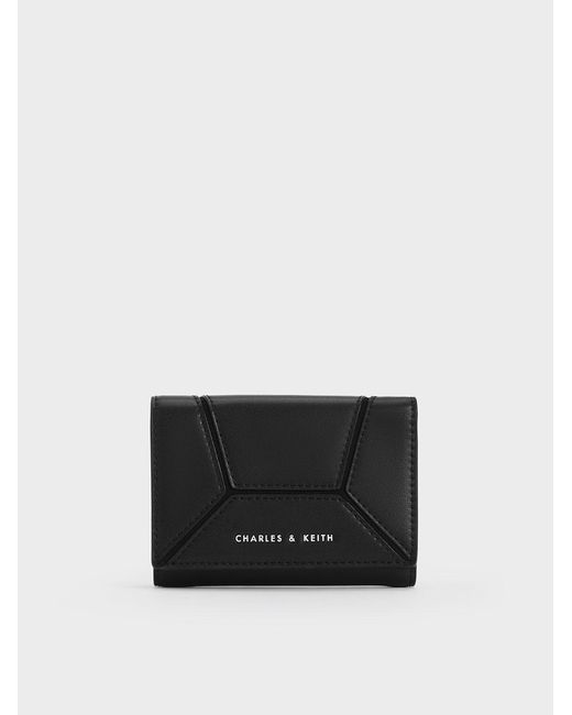 Charles & Keith White Nasrin Geometric Wallet