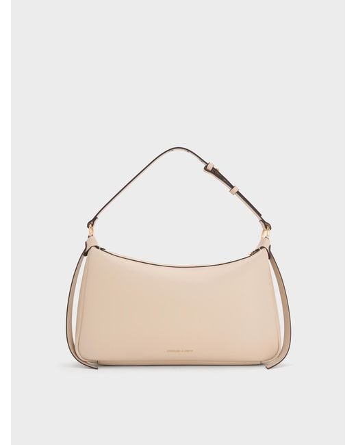 Charles & Keith Natural Calla Shoulder Bag