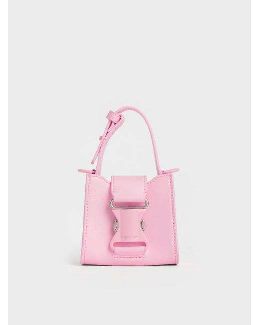 Charles & Keith Ivy Top Handle Mini Bag in Pink | Lyst