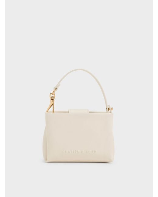 Charles & Keith Natural Bosie Micro Bag