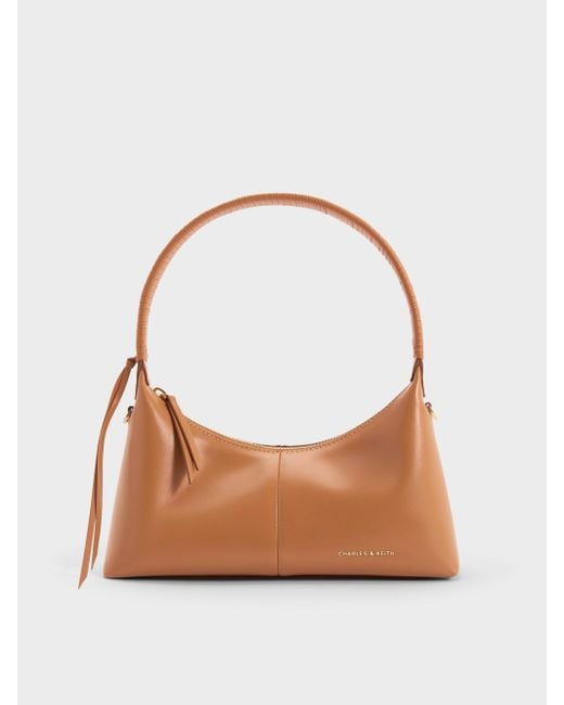 Charles & Keith Brown Simone Shoulder Bag
