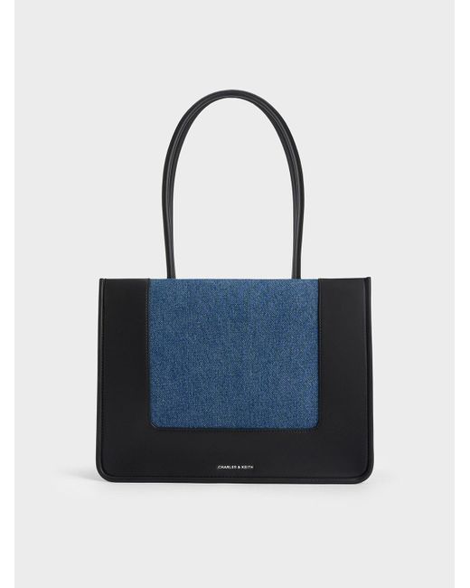 ★CHARLES&KEITH Mini Daylla Canvas Tote Bag/送料込 ☆CHARLES&KEITH Mini Daylla Canvas Tote Bag/送料込
