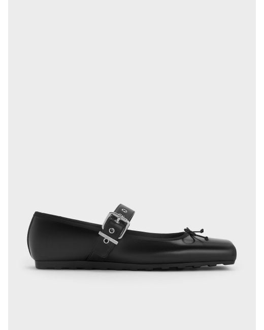 Charles & Keith White Myler Bow Mary Janes