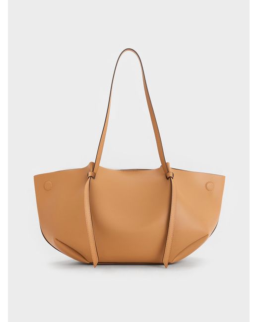 Charles & Keith Calla Tote Bag in White | Lyst