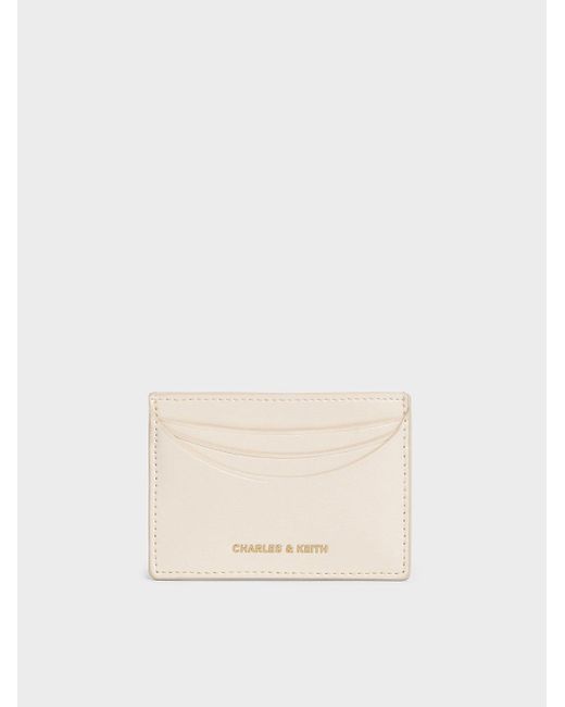 Charles & Keith Natural Sigrid Card Holder
