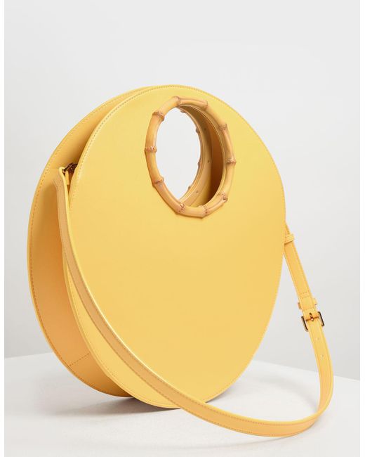 charles & keith yellow bag