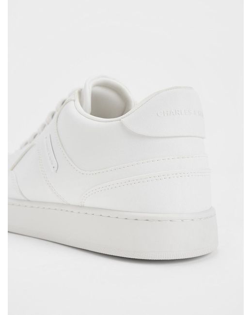 Charles & Keith White Low-top Sneakers