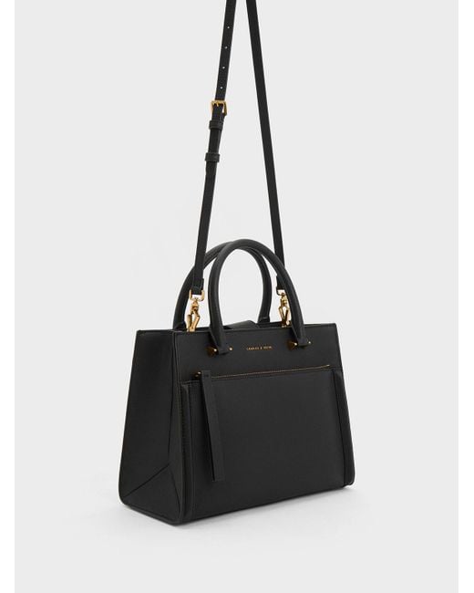 Charles & Keith Black Tote Bags for Women