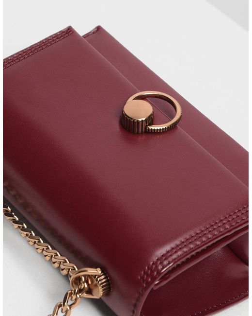 push lock shoulder bag charles keith