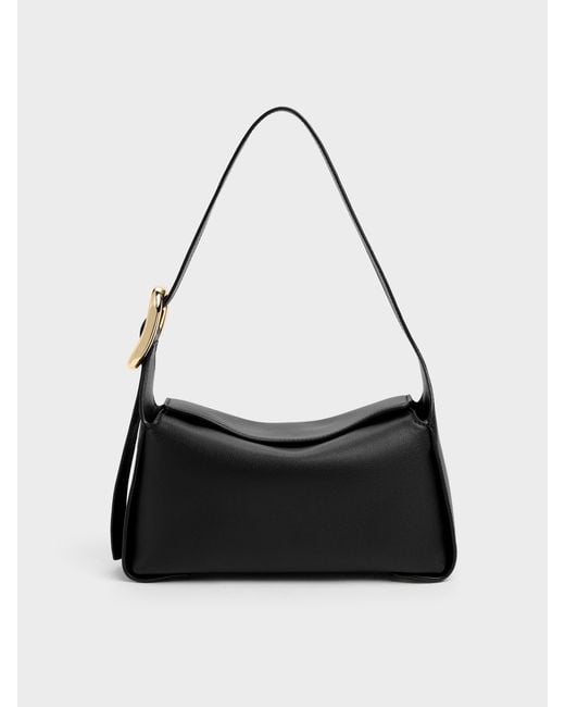 Charles & Keith Black Aislin Shoulder Bag