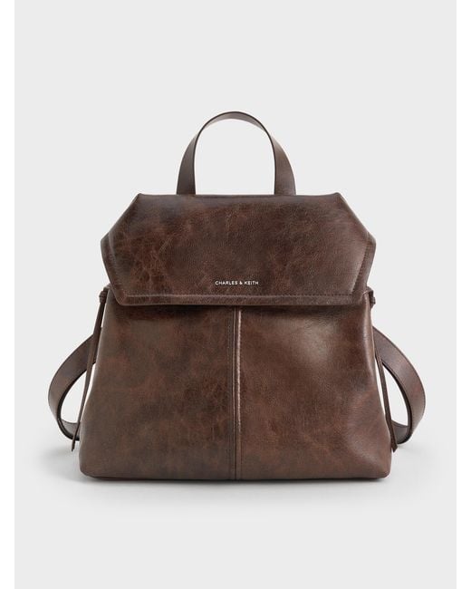 Charles & Keith Brown Noane Backpack