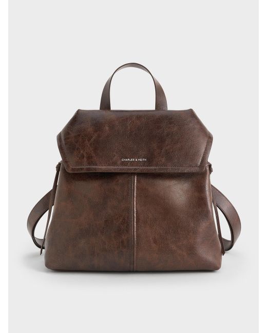 Charles & Keith Brown Noane Backpack