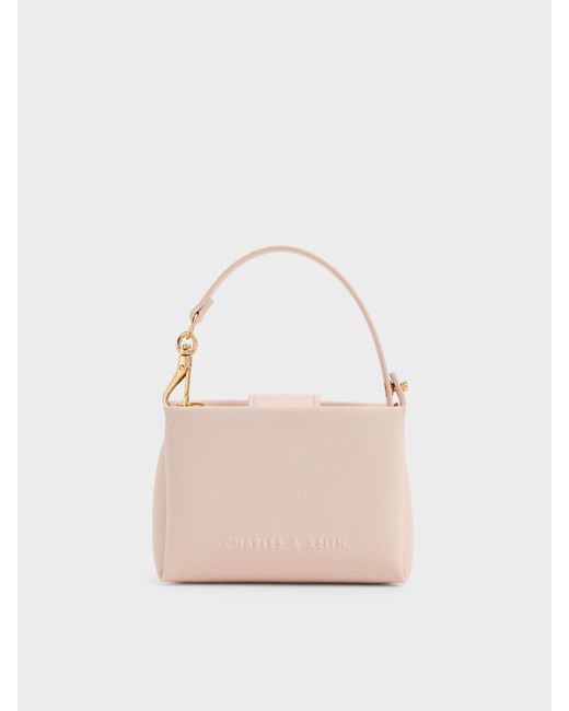 Charles & Keith Pink Bosie Micro Bag