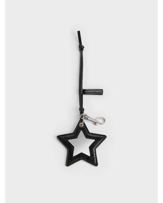 Charles & Keith White Noane Star Mirror Charm