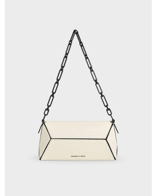 ★CHARLES&KEITH★Nasrin Geometric Shoulder Bag/送料込 Multicoloured Nasrin Geometric Shoulder Bag - CHARLES & KEITH US
