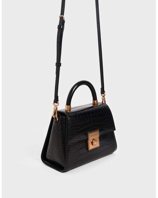 charles and keith structured bag